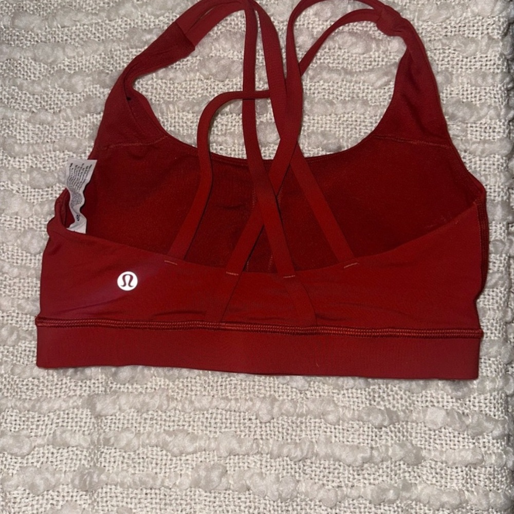 lululemon athletica Strappy Red Sports Bra